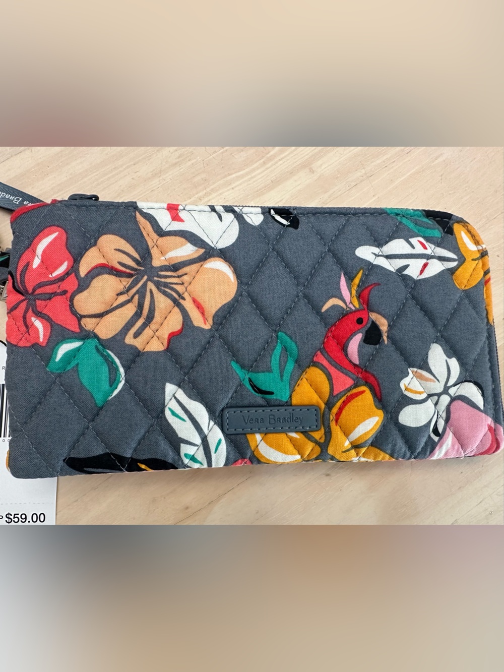 NWT Vera Bradley Tech Wristlet in Coastal Paradise - Picture 3 of 10